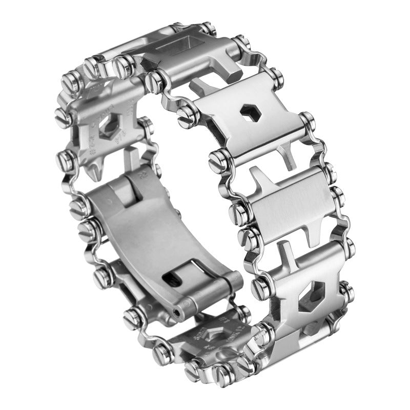 29-in-1 Stainless Steel Multitool Bracelet
