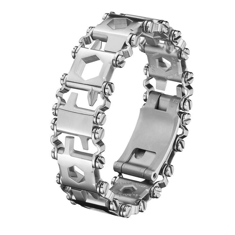 29-in-1 Stainless Steel Multitool Bracelet