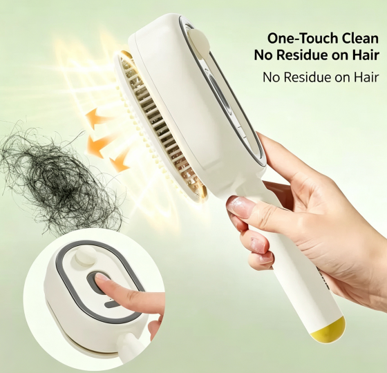 Electric Mist Spray Scalp Massage Hair Brush