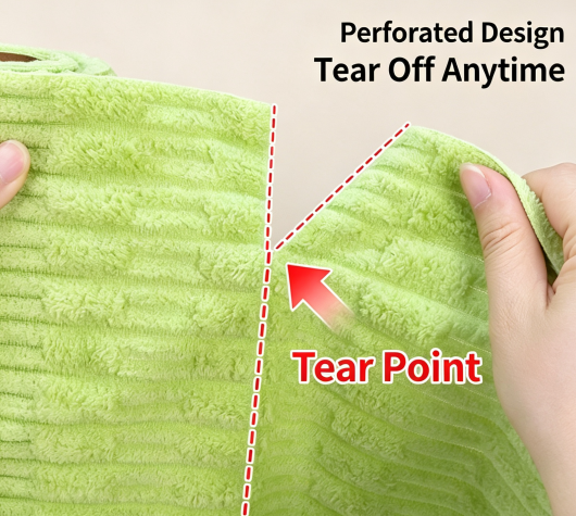 Tear-off Bamboo Fiber Kitchen Cleaning Cloth Roll