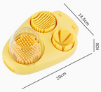 🥚 3-in-1 Egg & Fruit Slicer