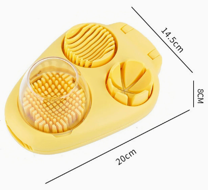 🥚 3-in-1 Egg & Fruit Slicer
