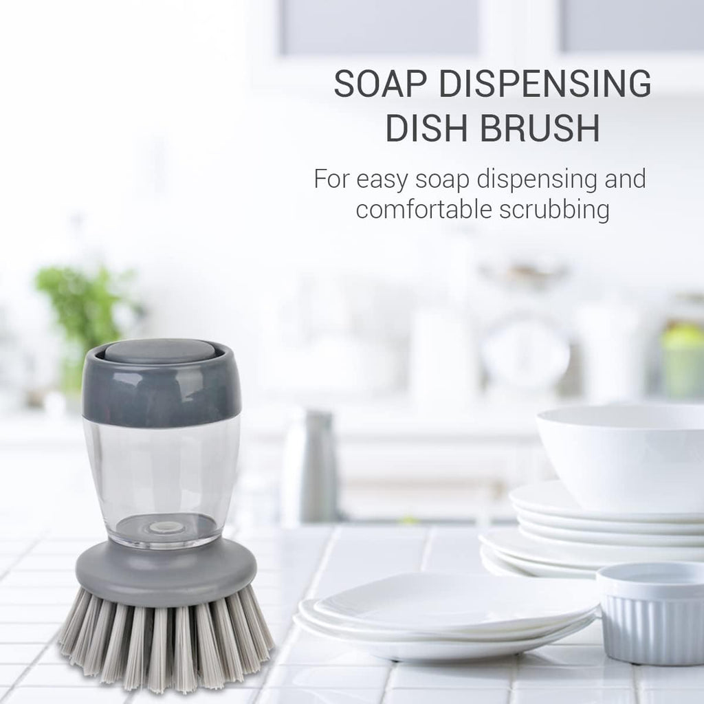 Refillable Soap Dispensing Dish Brush