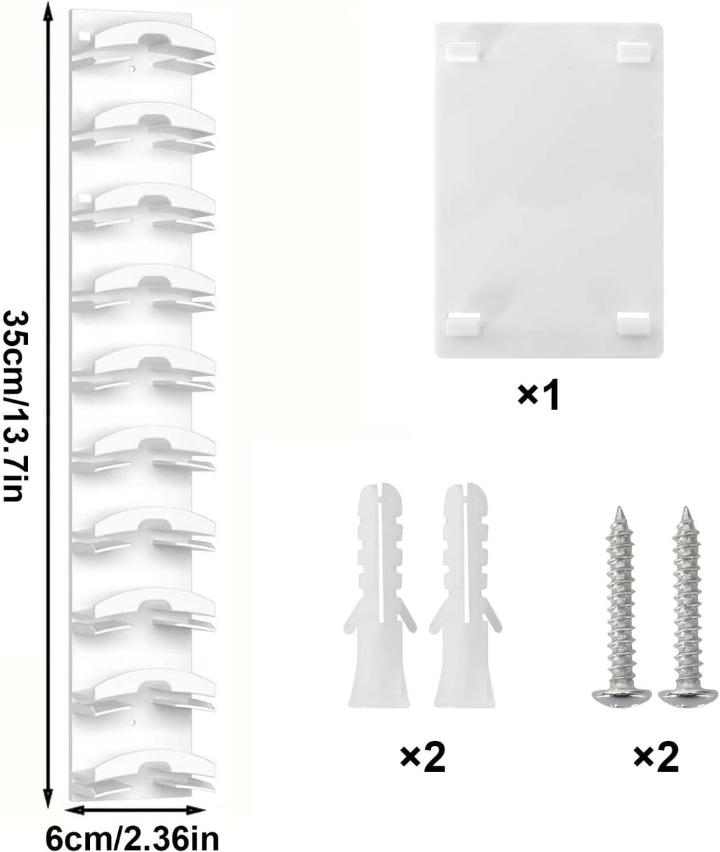 10-Layer Wall Mount Cap Storage Rack
