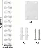 10-Layer Wall Mount Cap Storage Rack