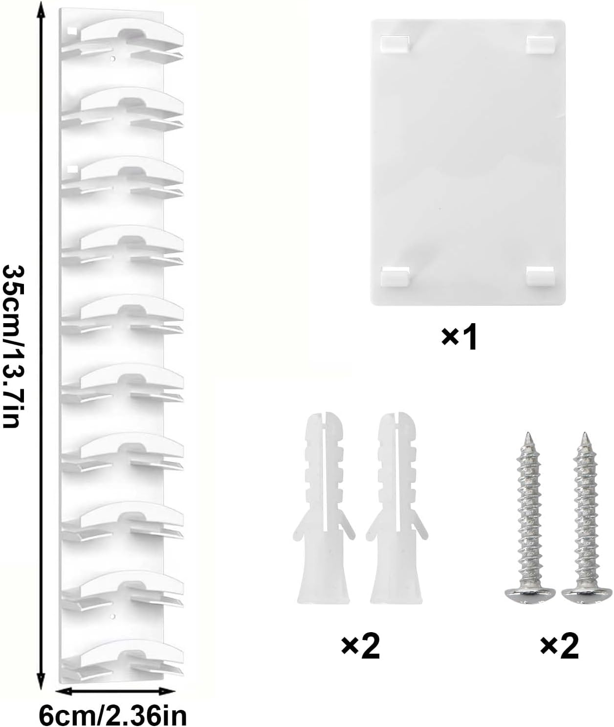 10-Layer Wall Mount Cap Storage Rack