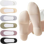 Ice Silk Anti-Slip No Show Liner Socks