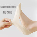 Ice Silk Anti-Slip No Show Liner Socks