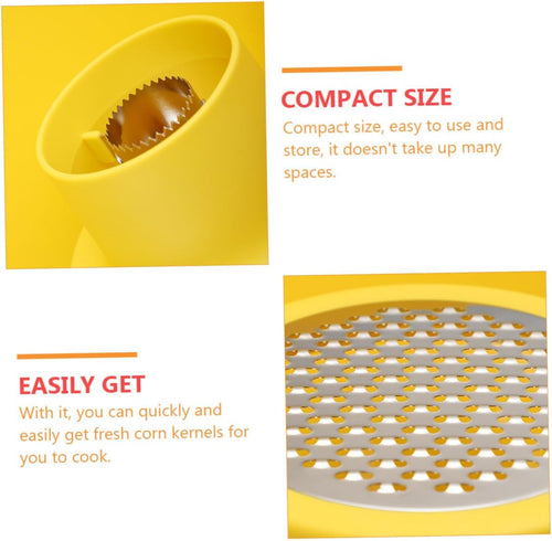 2-in-1 Corn Kernel Remover Vegetable Grater With Storage Container