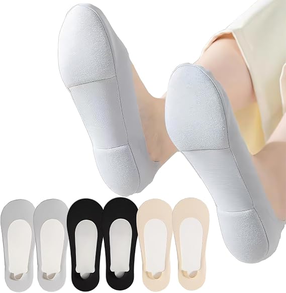 Ice Silk Anti-Slip No Show Liner Socks