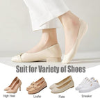 Ice Silk Anti-Slip No Show Liner Socks