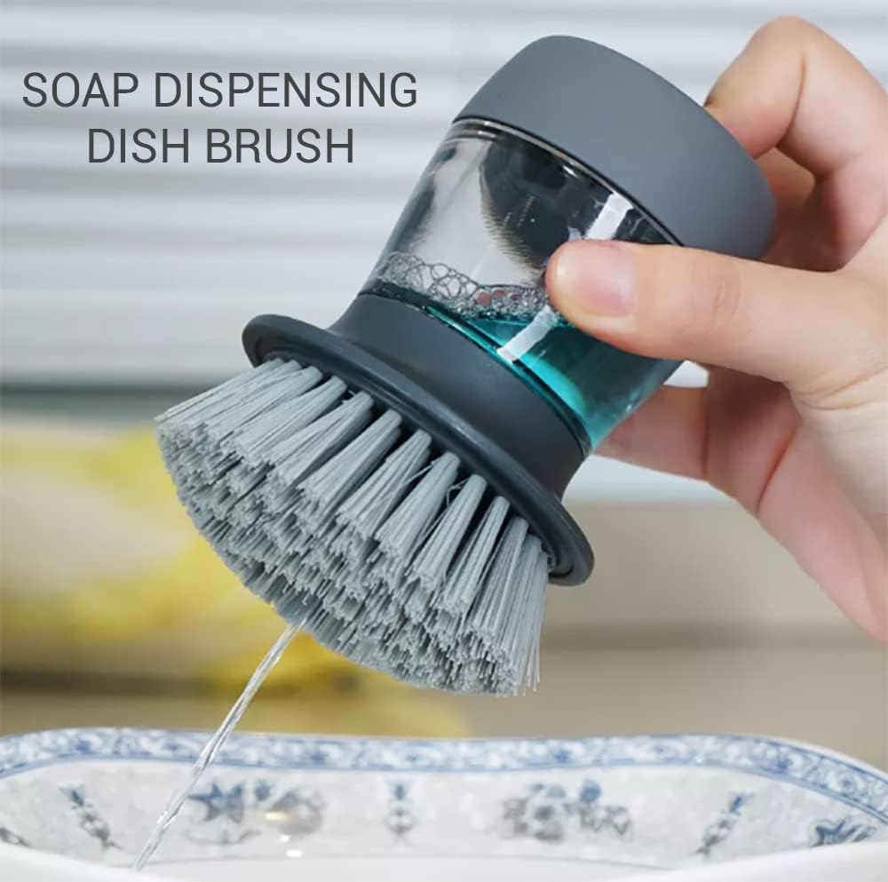 Refillable Soap Dispensing Dish Brush