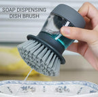 Refillable Soap Dispensing Dish Brush