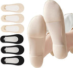 Ice Silk Anti-Slip No Show Liner Socks