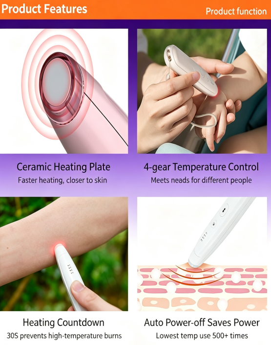4-Gear Thermal Bug Bite Relief Pen