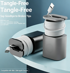 Silicone Charger Cable Winder Case for  Adapters