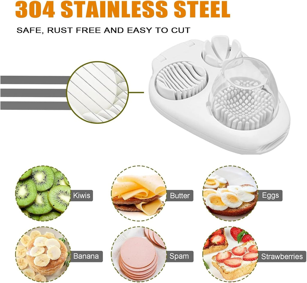 🥚 3-in-1 Egg & Fruit Slicer