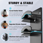 10-Layer Wall Mount Cap Storage Rack