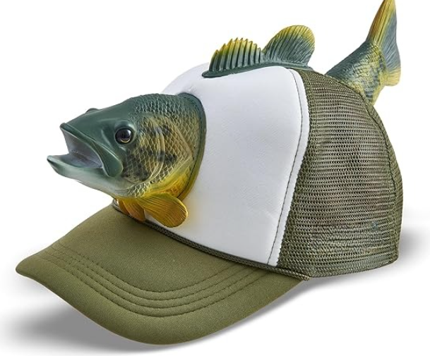 Bass Fish Novelty Fishing Hat