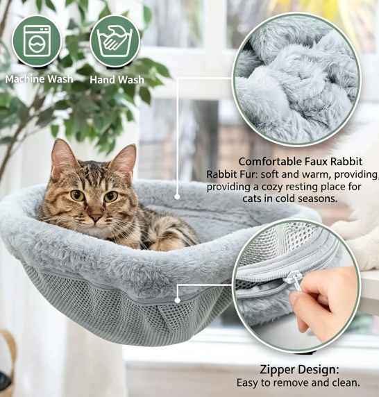 Desk Edge Foldable Cat Hammock Bed-🚚 Free Shipping