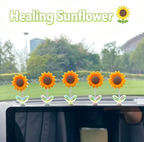 Wobble Sunflower Car Dashboard Decor
