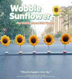 Wobble Sunflower Car Dashboard Decor