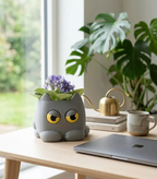 🐱 3D Printed Cat Water Reminder Planter