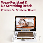Laptop Shaped Interactive Cat Scratcher