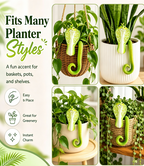 Lime Cobra Resin Plant Pot Decor