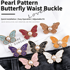 Butterfly No-Sew Waist Tightener Button