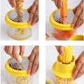 2-in-1 Corn Kernel Remover Vegetable Grater With Storage Container