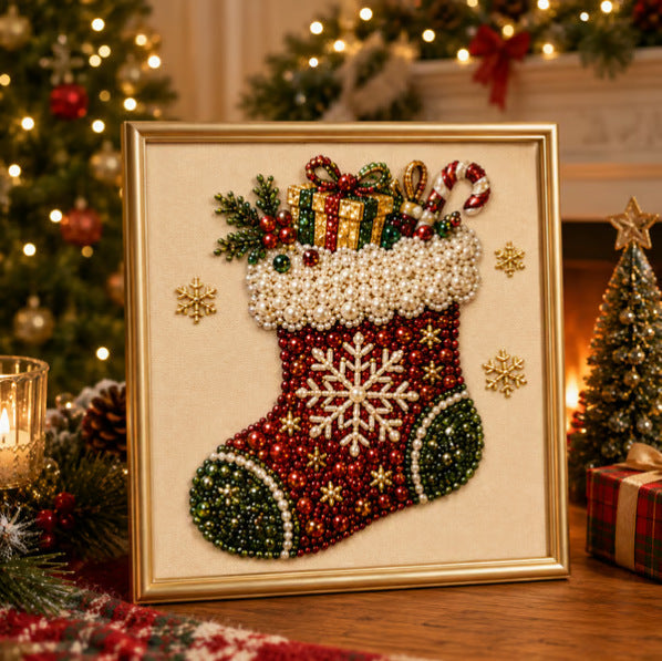 Christmas 3D Pearl Diamond DIY Painting Craft Kit