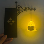 👻 Ghost Reading Bookend LED Ambient Lamp