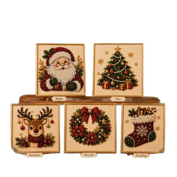 Christmas 3D Pearl Diamond DIY Painting Craft Kit