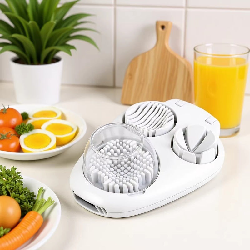 🥚 3-in-1 Egg & Fruit Slicer
