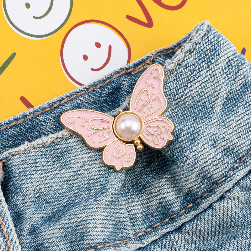 Butterfly No-Sew Waist Tightener Button