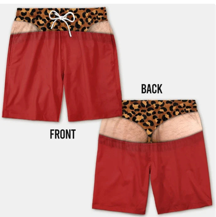 Personalized Patriotic Men’s Swim Trunks