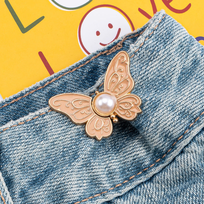 Butterfly No-Sew Waist Tightener Button