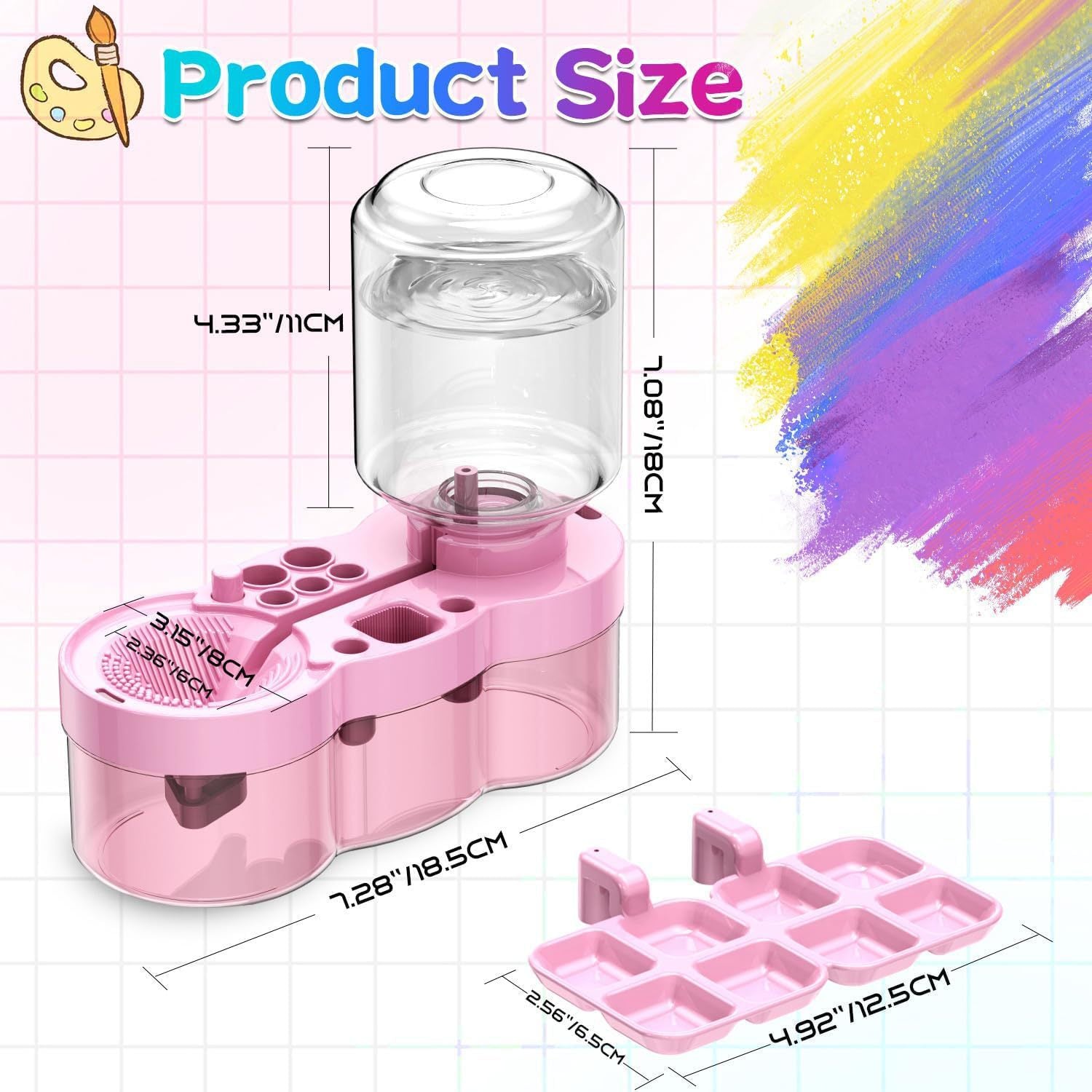 One-Touch Paint Brush Washer Station