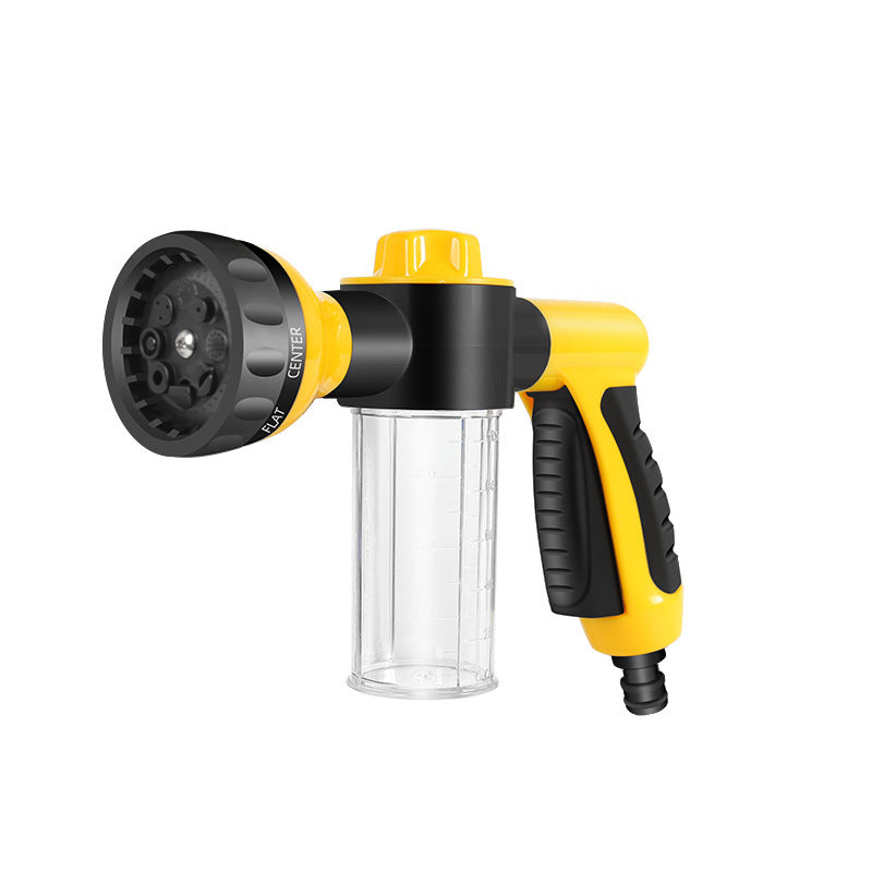 8-Mode Foam Spray Gun with Soap Bottle