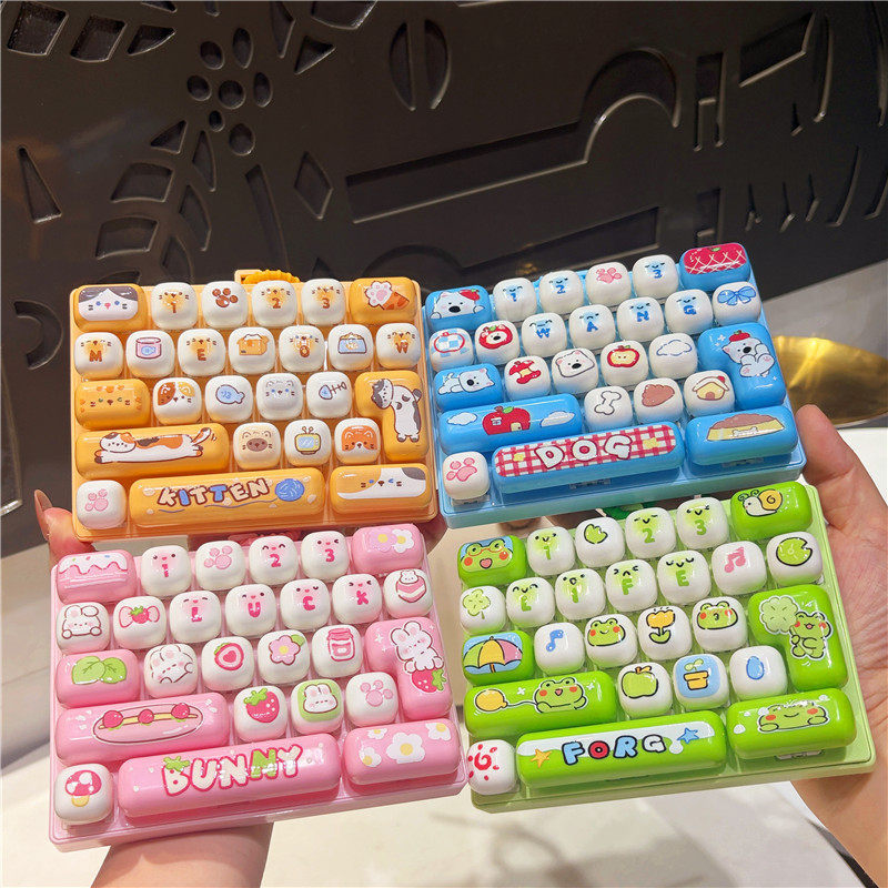 ⌨️ Mini Keyboard Fidget Toy Keychain Bag Charm