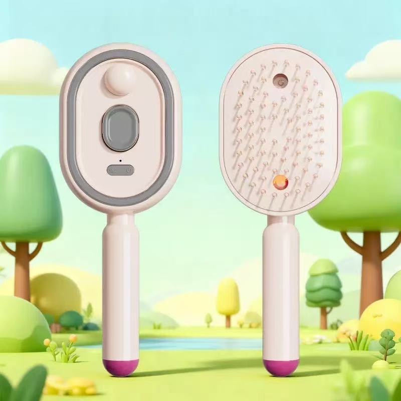Electric Mist Spray Scalp Massage Hair Brush