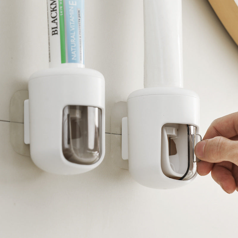Wall Mount Dustproof Automatic Toothpaste Squeezer Dispenser