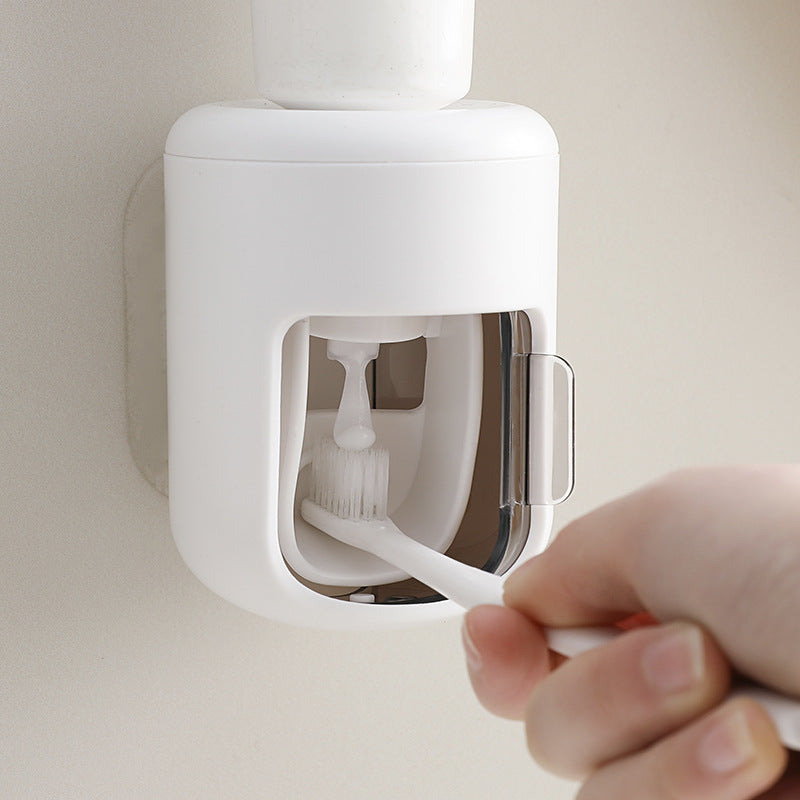 Wall Mount Dustproof Automatic Toothpaste Squeezer Dispenser