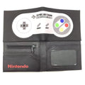 Retro Game Controller Pattern PU Bifold Wallet Card Coin Purse
