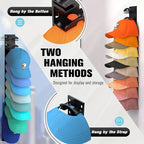 10-Layer Wall Mount Cap Storage Rack