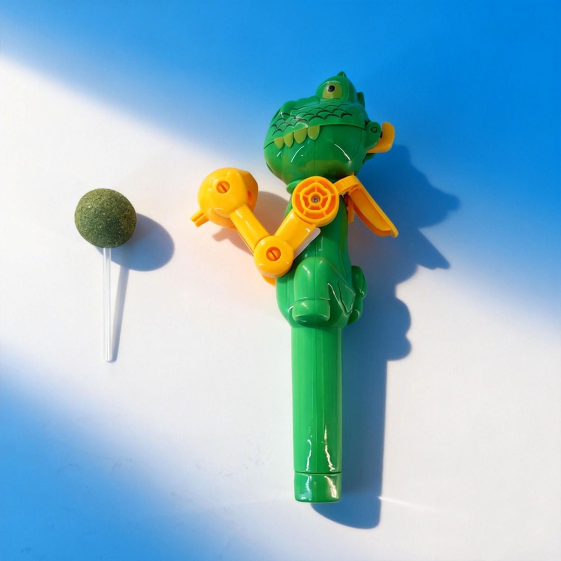 🦖 Dinosaur Press Catnip Ball Cat Teaser Toy