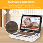 Laptop Shaped Interactive Cat Scratcher