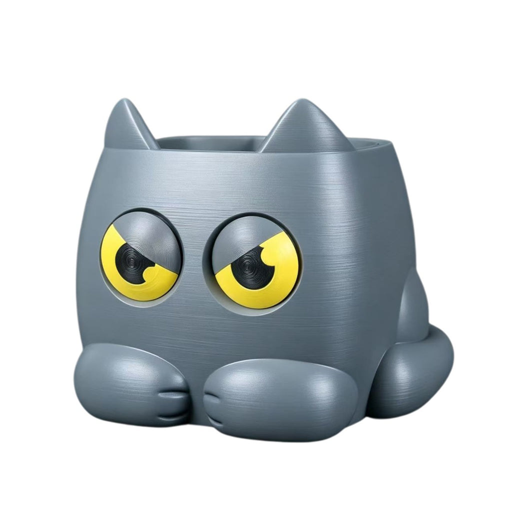 Fun 3D-Printed Cat Planter | Cute Desktop Planter for Indoor Plants