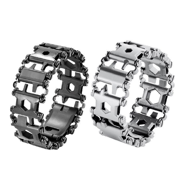 29-in-1 Stainless Steel Multitool Bracelet